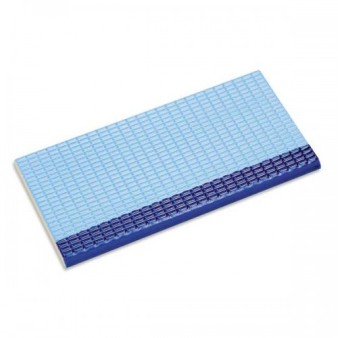 Противоскольз. плитка с сетчатой поверхностью, глазурованная, кобальт-светло-голубая Арт. 21271