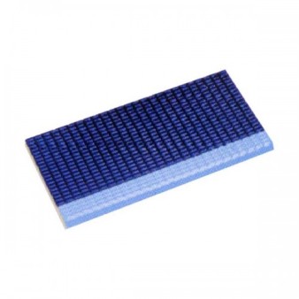 Противоскольз. плитка с сетчатой поверхностью, глазурованная, светло-голубая-кобальт Арт. 21277