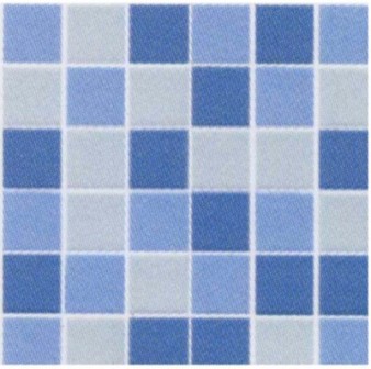 Фарфоровая мозаика, Смешанный синий, тройной Арт. 80051.3H