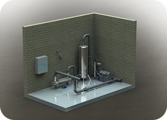 Системы комбинированной обработки воды SCOUT-400 Озон 50 г/час насос 50 м3/час Объем бассейна 400 м3* 
