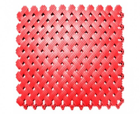 Дренажное модульное покрытие Aqua  красный  Размер 340 х 340 мм