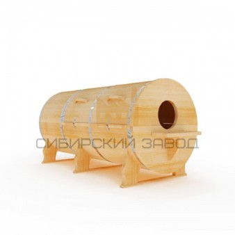 Фитобочка горизонтальная Вес: 110кг ДxВxГ: 210см  х 78см  x 100см