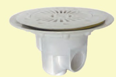 Круглый донный слив из ABS-пластика для пленочного бассейна Артикул: SU-002