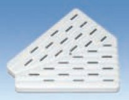 Угловой элемент 45°195 мм для переливных каналов из ABS-пластика Артикул: RJ032391