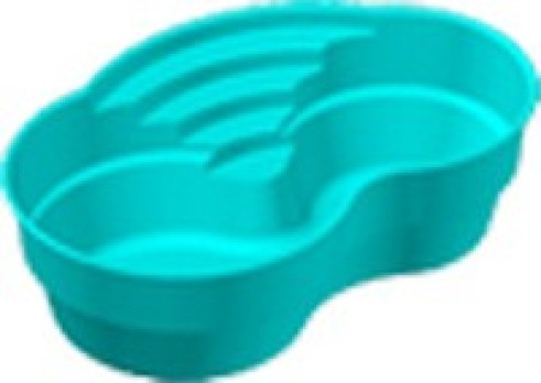 Композитный бассейн Венерн с римской лестницей Цвет, Голубой