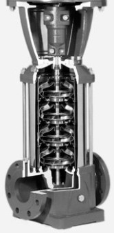 Вертикальные многоступенчатые насосы серии XVM46 04/2F150T, Арт. 150484