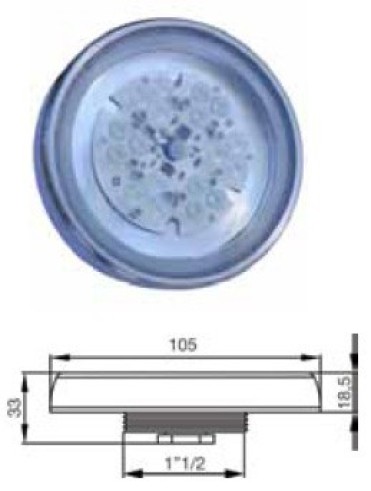 Светодиодный прожектор Aliter Pool RGB Tector Арт.1006346