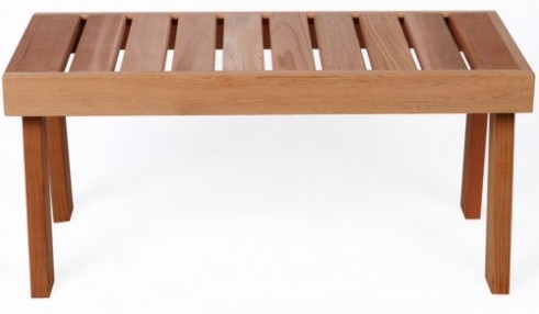 Скамейка для сауны кедровя 521-D  