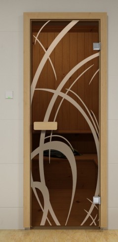 Двери для саун "ALDO" (Россия) Мокко