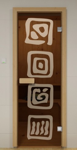 Двери для саун "ALDO" (Россия) Лёд