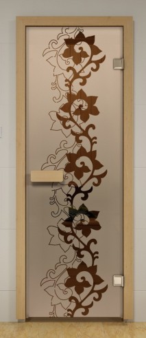 Двери для саун "ALDO" (Россия) Чайный декор