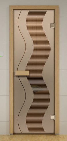 Двери для саун "ALDO" (Россия) Муара