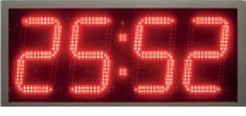 ЦИФРОВЫЕ Таймер настенный SLIM PACE CLOCK, с беспроводным управлением, красный/янтарь, 220В, 4 цифры Артикул 1004669 Модель SP-1400