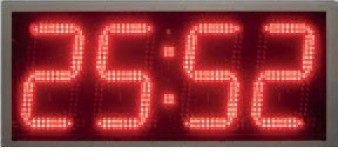 ЦИФРОВЫЕ Таймер настенный SLIM PACE CLOCK, с беспроводным управлением, красный/янтарь, 220В, 4 цифры Артикул 1004669 Модель SP-1400