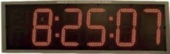ЦИФРОВЫЕ Таймер настенный SLIM PACE CLOCK, с беспроводным управлением, красный/янтарь, 220В, 6 цифр Артикул 1004670 Модель SP-1600