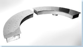 Плато аэромассажное "КОЛЬЦО"  D=800 мм (4 секции) подкл 2" ВР универсальное модель  АТ 02.24