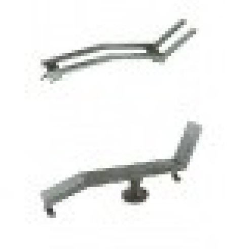 Аэромассажный лежак Fluvo 60 м3/час (1 канал) из нержавеющей стали для бетонных бассейнов