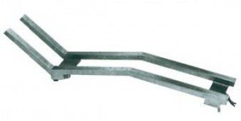 Аэромассажный лежак Fluvo 120 м3/час (2 канала) из нержавеющей стали для бетонных бассейнов