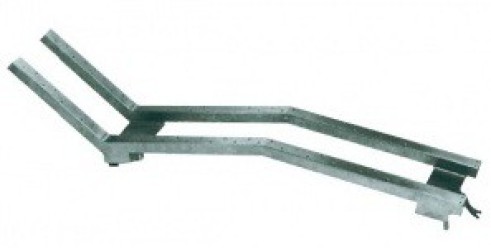 Аэромассажный лежак Fluvo 120 м3/час (2 канала) из нержавеющей стали для бетонных бассейнов