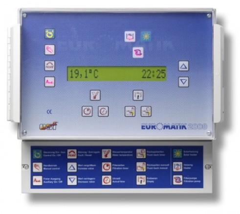Многофункциональный блок управления EUROMATIK.NET с сенсорным монитором и доступом в сеть арт 310.550.0400
