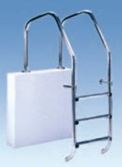 Лестница для бассейнов OVERFLOW 4 ступени AISI 316 Артикул PS-0903