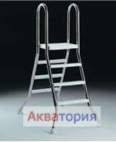 Лестница для надземного бассейна из нержавеющей стали Арт. 05520