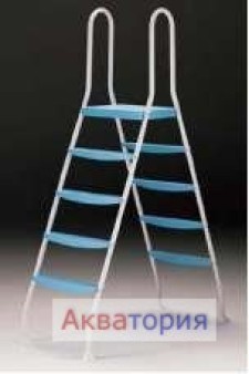 Лестница для надземного бассейна из алюминия Арт. 00031