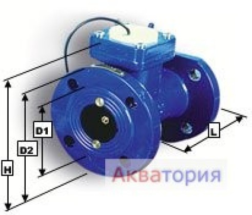 Фланцевые водомеры Woltmann 50мм Код 9900424065, 9900424064, 9900424063