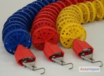 Дорожки разделительные для проведения соревнований для бассейна 25м д 150мм