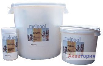 Хлор стабилизированный Melspring 1009241, 25 кг Melpool 90/20