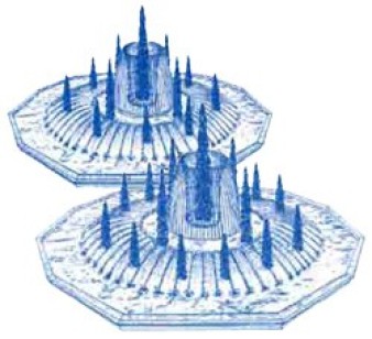 Фонтанные комплекты Fontana C 327 Арт. С327-40, С327-41, С327-42, С327-43, С327-51, С327-52, С327-53, С327-54 , С327-55