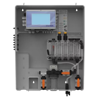 Автоматическая станция дозирования с функцией измерения pH и CL(ppm). Astralpool Guardian pool 4 NN Многофункциональный 7" touchscreen дисплей
