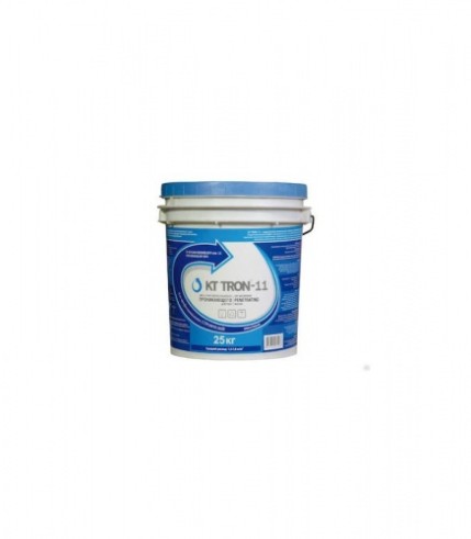 КТтрон–11 Гидроизоляция проникающая для бетонных конструкций, прослуживших длительный срок под воздействием воды Ведро 25 кг